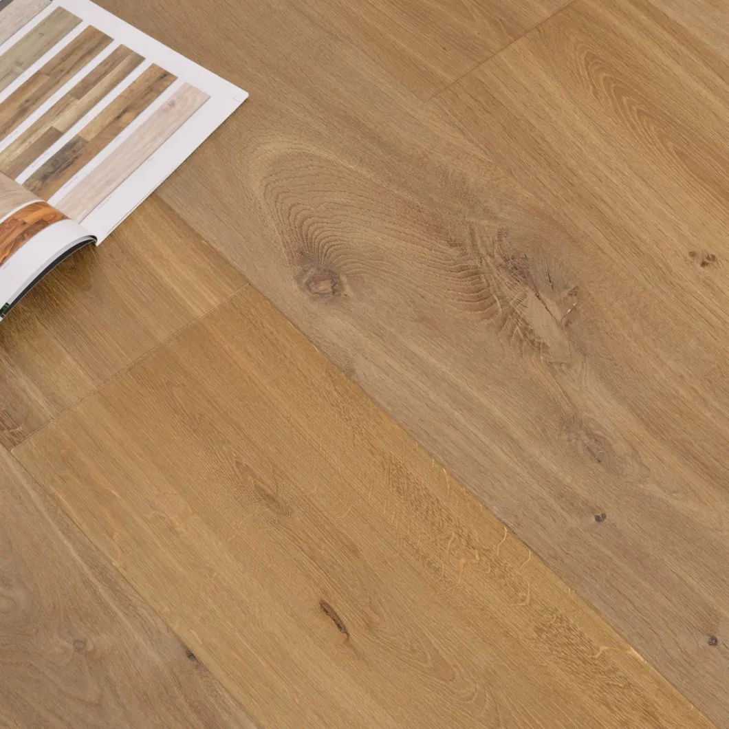 Smoked Classic Natural European Oak Engineered Parquet Wood Flooring