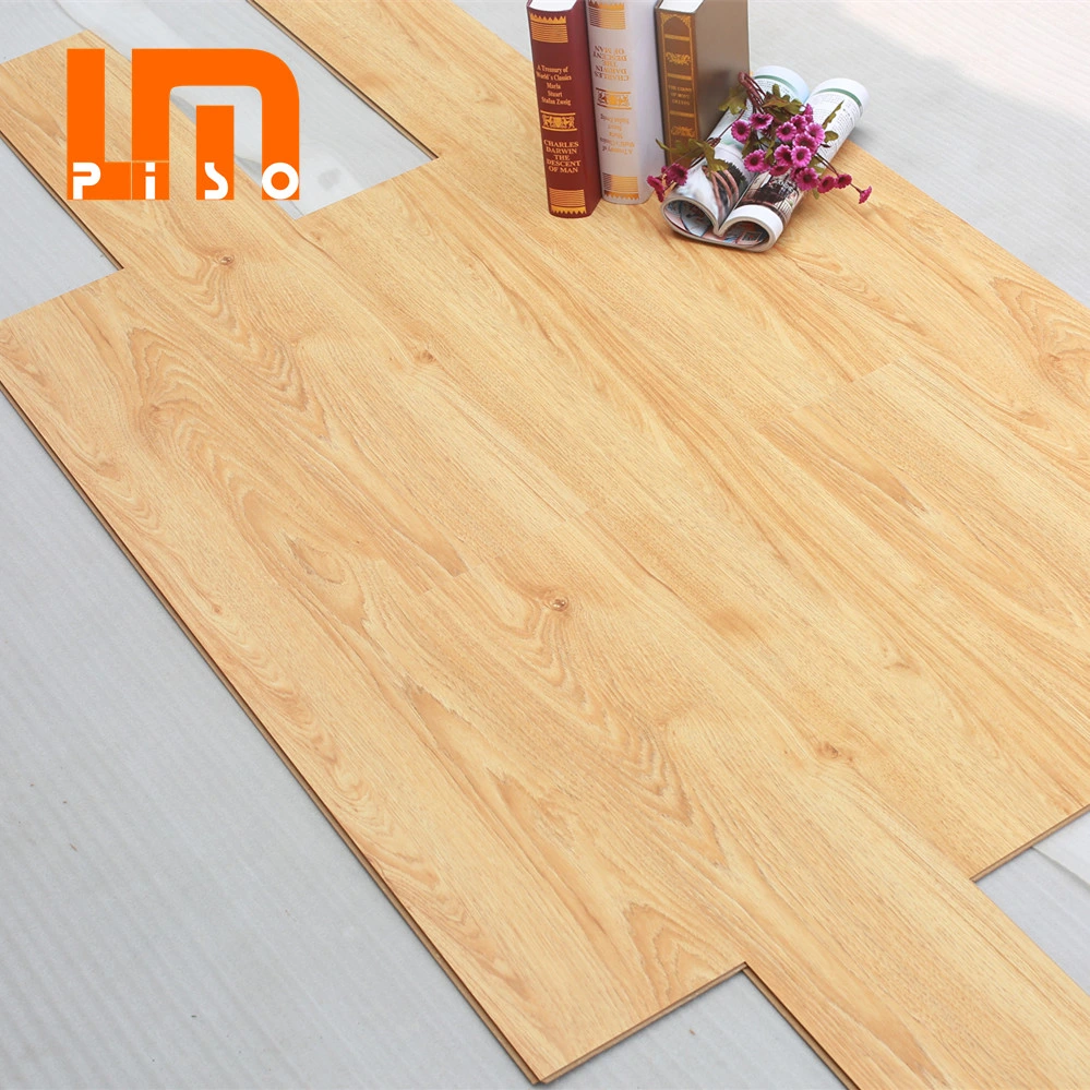 Hot Selling Teak Wood Waterproof Scratch Resistant Water Resistant 7mm 8mm 12mm Laminate Flooring/ Suelos Laminados