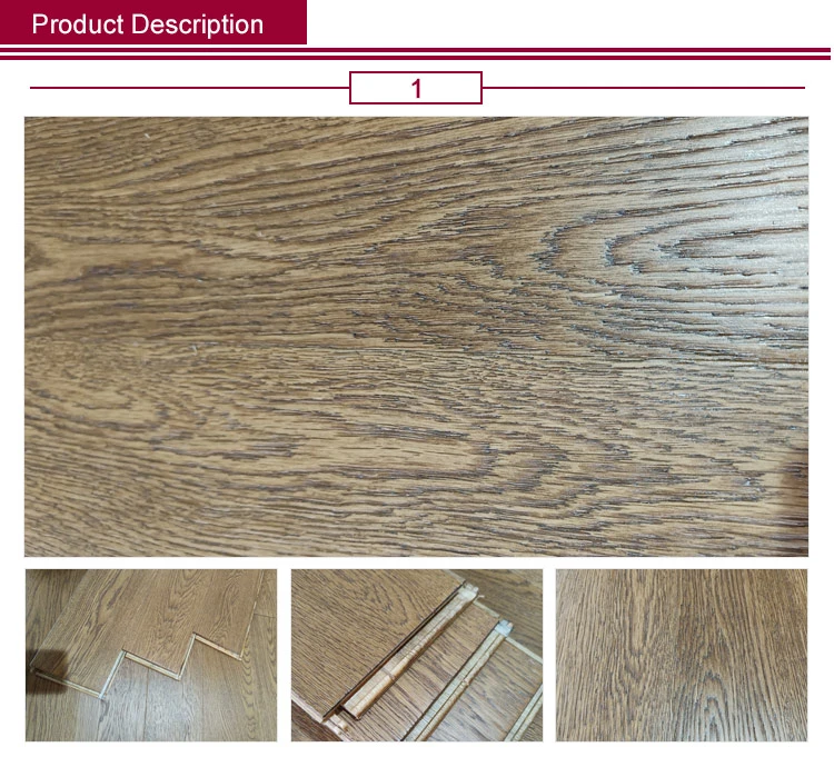 Best Quality Wood Pattern Ceramic Tile Floor for Living Room Waterproof Finish Walnut Oak Wood Flooring Design 12mm Aqua Laminate Click Wood Fiber Floor Plank