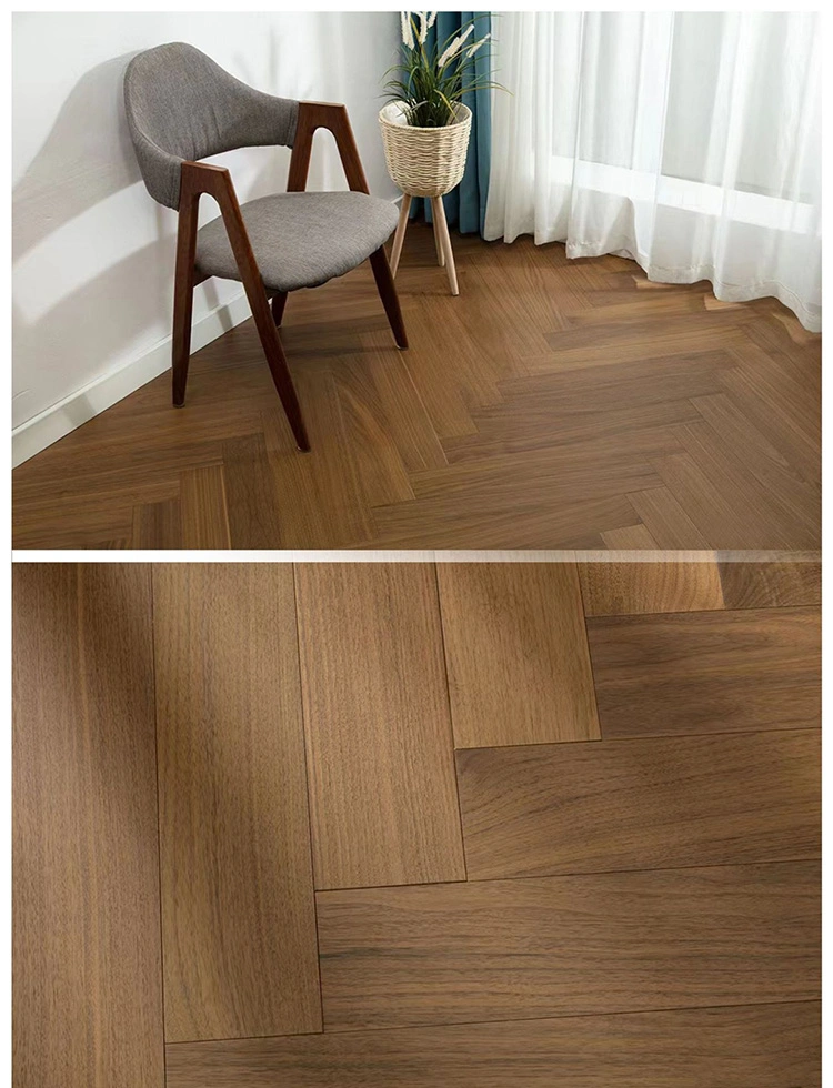 Wood Veneer Models Herringbone Hardwood Laminate Flooring Multi-Layer Pine Solid Wood Floor