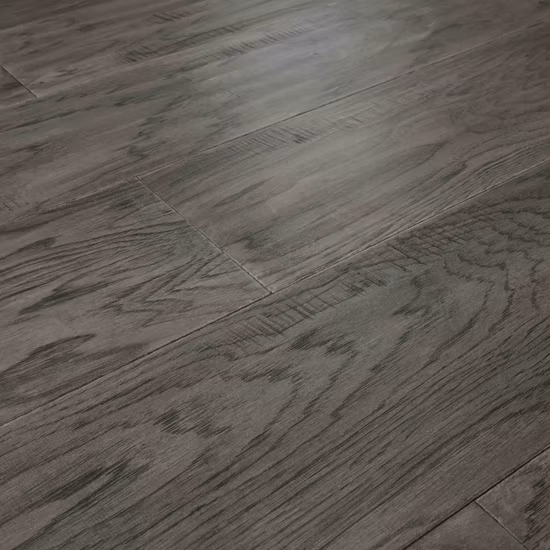 Color gris con acabado esmaltado Pisos de madera de ingeniería de madera de nogal