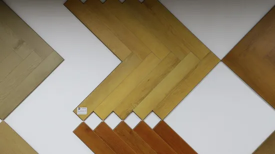 Pisos laminados con textura de madera de roble HDF de ingeniería