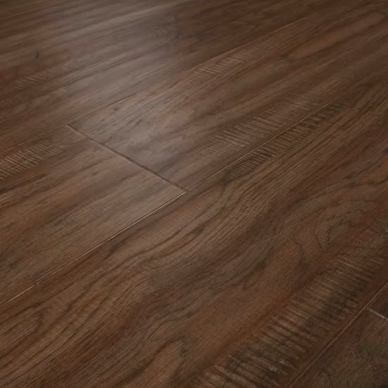 Pareja de dureza con acabado esmaltado Pisos de madera de ingeniería de nogal americano