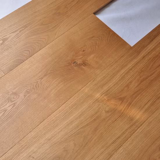 Pisos de madera de roble de gran tamaño de 300 mm de ancho, pisos de madera de roble natural europeo, pisos de madera de ingeniería